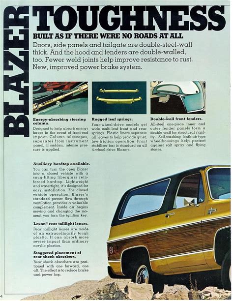 1974 Chevrolet And Gmc Truck Brochures 1974 Chevy Blazer 04