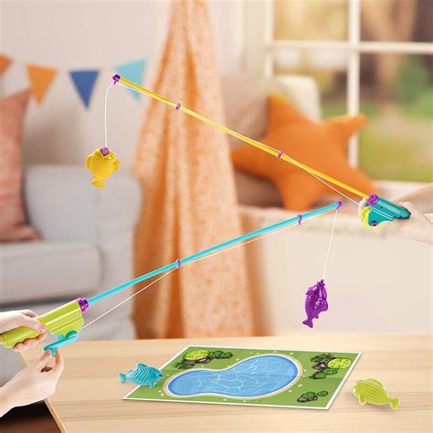 Battat Magnetic Fishing Set Outdoor Toys Fishing Game With 2 Magnetic