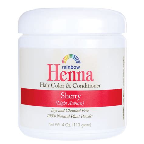 Buy Rainbow Research Henna Hair Color And Conditioner Sherry Light