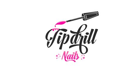 Modern, Personable, Nail Salon Logo Design for Tipdrill_nails by FlyingPen | Design #20952035
