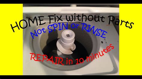 Home Repair Whirlpool Washer Not Spin Stop Draining Water Rinsing