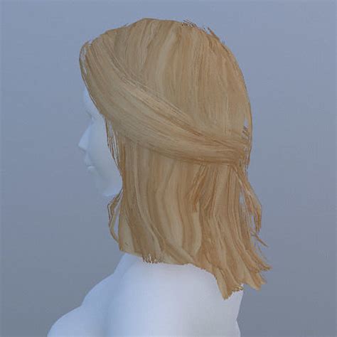 Woman Hair 3d Model Cgtrader