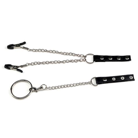 Male Bondage Penis Lock Ring With Nipple Clamps Bdsm Bondage Sex Slave Toys For Men And Gay