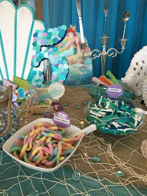 Mermaid Candy Bar Mermaid Theme Birthday Party Mermaid Birthday