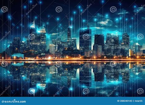Smart City Virtual And Augmented Experiences Ai Generated Illustration