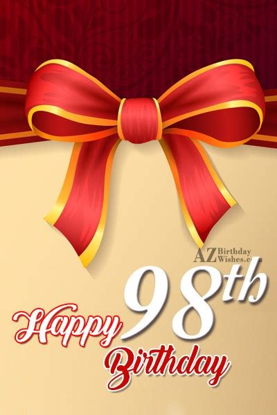 98th Birthday Wishes