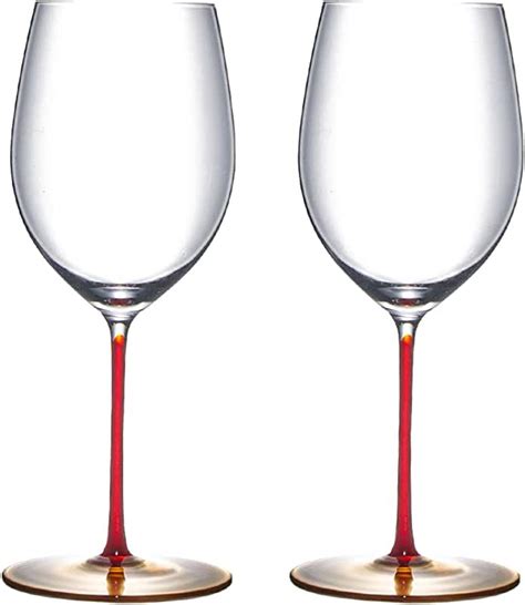Uk Red Coloured Wine Glasses