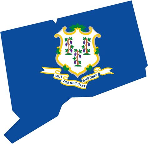 Connecticut State Flag Decals House Of Grafix
