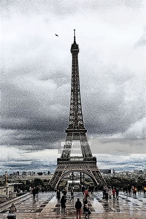 Eiffel Tower In The Rain High Res Vector Graphic Getty Images