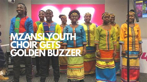 Mzansi Youth Choir Gets First Group Golden Buzzer On America S Got Talent Youtube