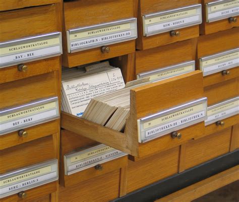 Dewey Urges Standardization Of Library Catalogue Cards History Of