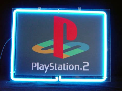 Sony Playstation 2 Ps2 Neon Light Sign 10 X 8 Neon