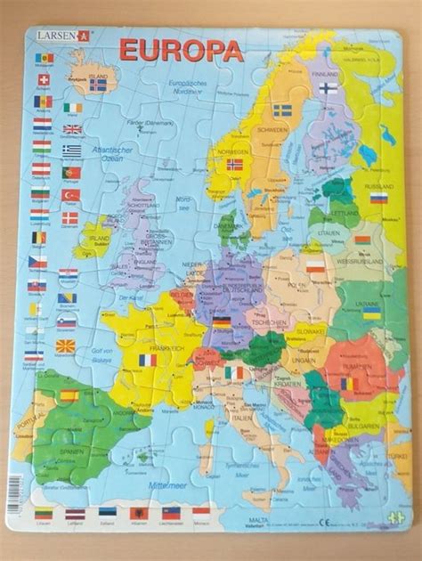 Europa Karte Puzzle 48 Teile Kaufen Auf Ricardo
