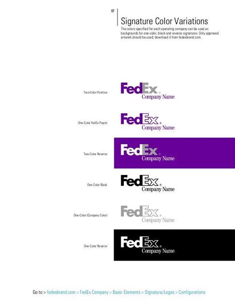 What Color Is The Fedex Logo Logodix