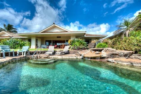 Moana Kai Beach House Sleeps Private Pool Houses For Rent In Kapa A Hawaii Condos Kauai
