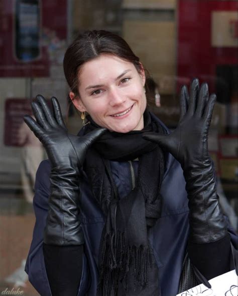 Ladies In Leather Gloves Leather Gloves Women Gloves Fashion Black