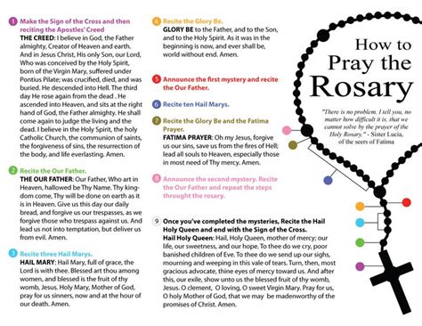 How To Pray The Rosary In 2020 Praying The Rosary Praying The