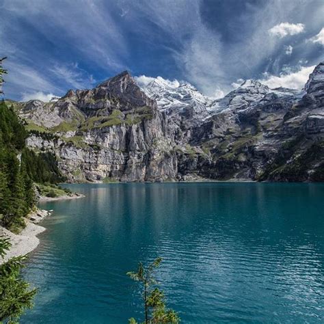 Oeschinen Lake Switzerland Explore Nature Beautiful Destinations