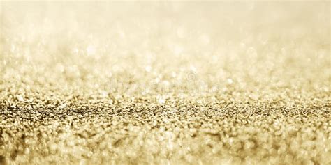 Abstract Gold Glitter Sparkle With Bokeh Background Stock Image Image