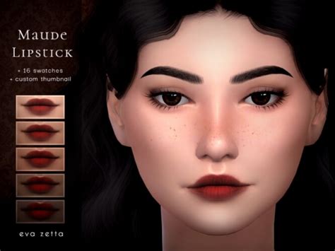 Maude Lipstick By Eva Zetta At Tsr Sims 4 Updates