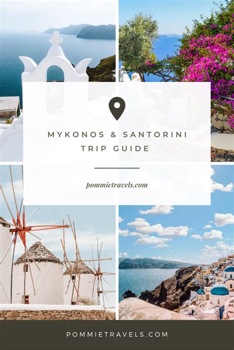 Mykonos And Santorini Journey Itinerary And Information Purple Unicorns