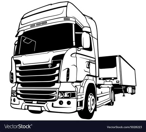 Kleurplaat Vrachtwagen Scania V Ideeen Over Truckcartoon The Best Porn Website