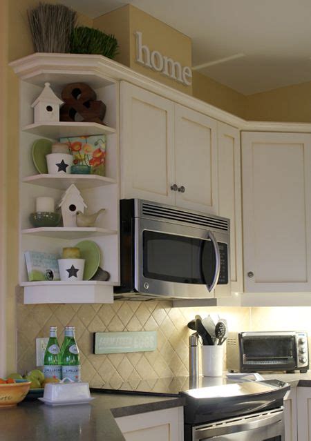 20 Decorating Kitchen Corner Shelves