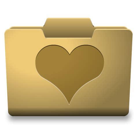 Yellow Favorites Icon Classy Folder Icons