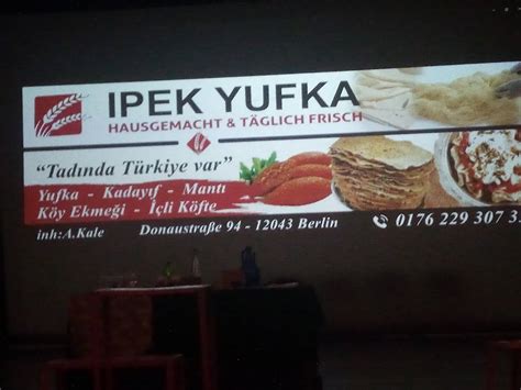 Speisekarte Von Ipek Yufka Restaurant Berlin