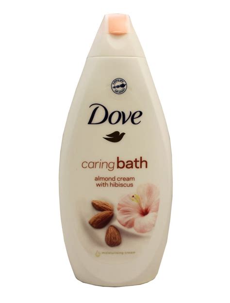 Dove 500 Ml Body Washcaring Bath Almond Cream With Hibiscus