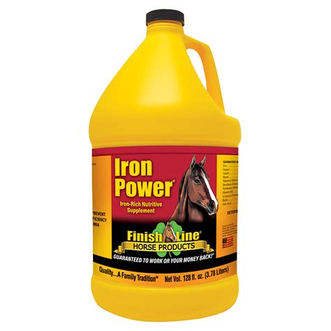 Our brand name products are just what your horse needs to finish the race ahead of the crowd. Iron Power® - Finish Line® Horse Products, Inc
