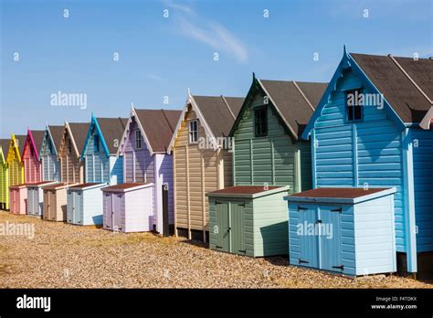 English Beach Huts Hi Res Stock Photography And Images Alamy