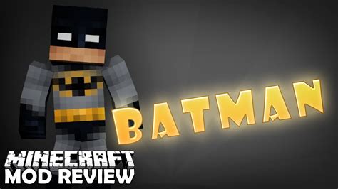 Minecraft Batman Superheros Unlimited Mod Hd Youtube