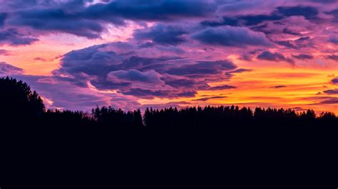 3840x2160 Sunset Clouds Nature Hd 4k Coolwallpapersme
