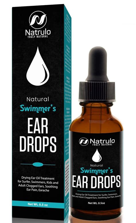 Buy Natural Ear Drops For Swimmers Ear Allergy Relief Itching