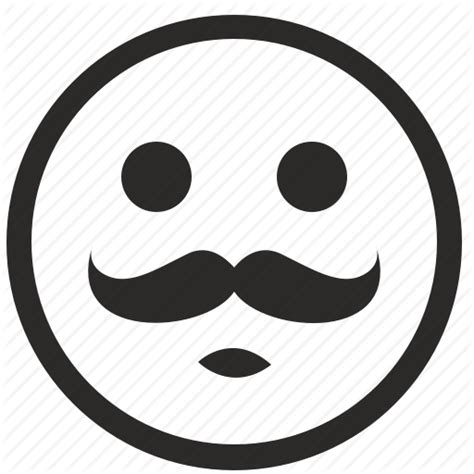 Mustache Smiley Face Free Download On Clipartmag
