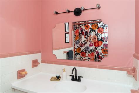 How We Modernized Our Retro Pink Bathroom Abby Murphy