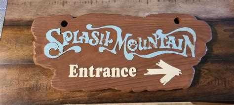 Disney World Splash Mountain Entrance Sign For Sale Justdisney