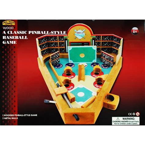 Check spelling or type a new query. Shop Homewear Classic Wood Pinball-style Baseball Game ...