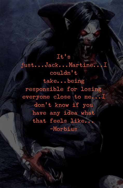 Marvel Character Quote Morbius Character Quotes Marvel Characters