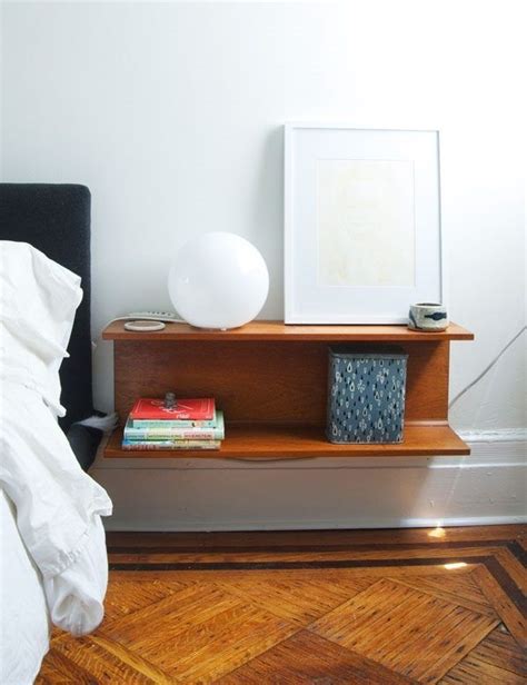 Wall Mounted Nightstand Furniture Floating Bedside