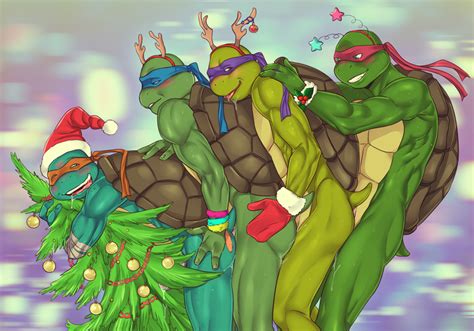 Rule 34 Anal Anal Sex Anthro Brothers Christmas Christmas Tree Crylin Donatello Foursome Group