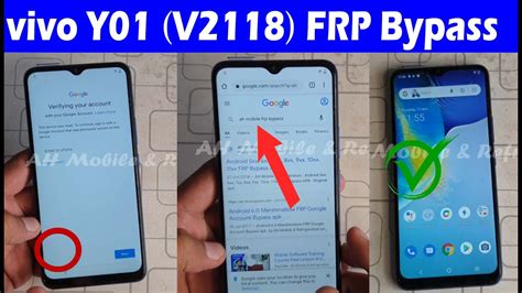 Vivo Y01 V2118 PD2140f FRP Bypass Without PC YouTube