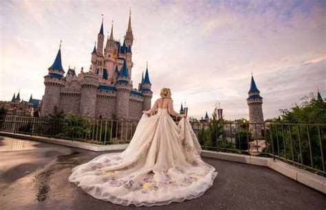 Disney Wedding Magic Kingdom Walt Disney World Cinderella Castle
