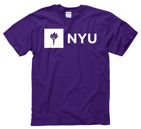 Campus Colors Nyu Violets Adult Just Logo T Shirt Purple Seknovelty