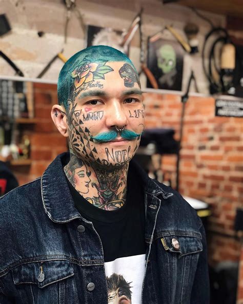 25 Extreme Full Face Tattoos That Extend From Ear To Ear Parenting