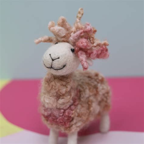 Handmade Needle Felted Sheep T ‘flossy Lincolnshire Fenn Crafts