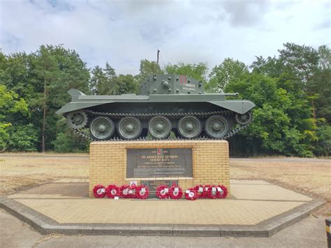 Cromwell On A Podium Just Outside Munford Norfolk Tanks
