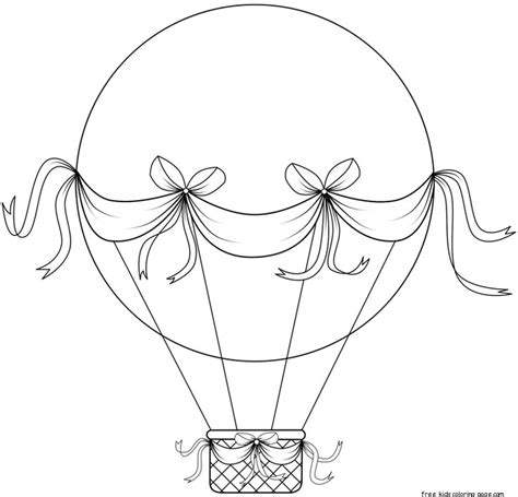 Print and color valentine's day pdf coloring books from primarygames. Print out Hot Air Balloon coloring in sheets - Free ...