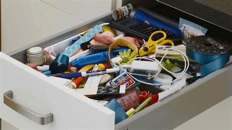 Storage Packed Cabinets And Drawers In 2020 Junk Drawer Organizing
